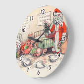 Kittens en Santa Cat, Louis Wain Grote Klok (Hoek)