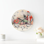 Kittens en Santa Cat, Louis Wain Grote Klok (Huis)