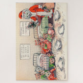 Kittens en Santa Cat, Louis Wain Legpuzzel (Verticaal)
