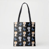 Kittens en Vlinders Tote Bag (Voorkant)