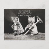 Kittens Feestdagenkaart (Voorkant)