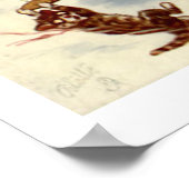 Kittens Flying Plane Wall Art Poster (Hoek)