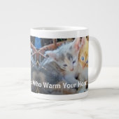 Kittens Foto Quote Grote Koffiekop (Voorkant rechts)
