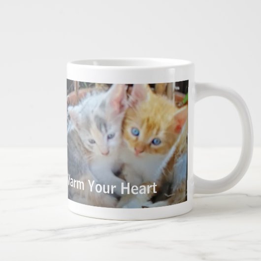 Kittens Foto Quote Grote Koffiekop (Rechts)