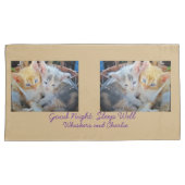 Kittens Foto Quote Kussensloop (Voorkant-Rechts)