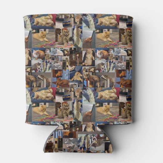 Kittens-fotocollage afspelen, Koelbox Blikjeskoeler (Achterkant)