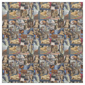 Kittens Fotocollage, Stof (Swatch)