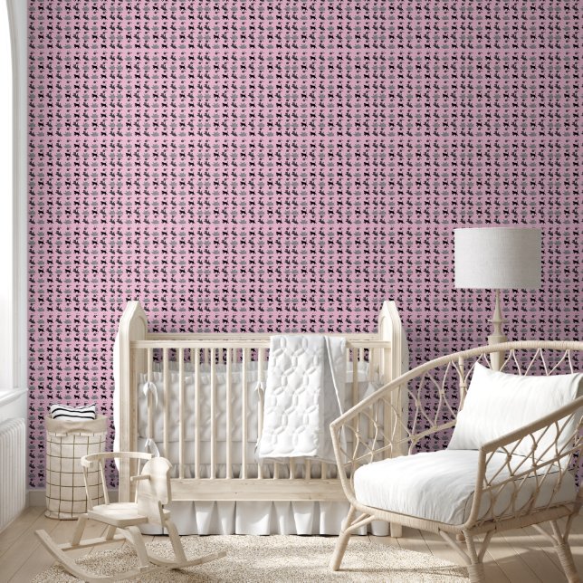 Kittens & Garens Roze Behang (Kinderen)