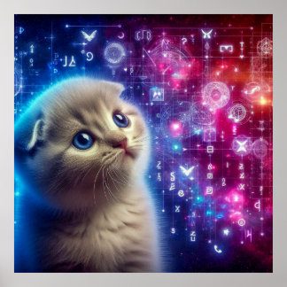 Kitten's gids voor kosmische geheimen poster
