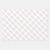 Kittens Hearts en Stripes Inpakpapier Vel (Voorkant)