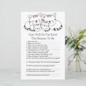 Kittens Hoe goed ken je baby shower game? (Staand voorkant)