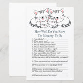 Kittens Hoe goed ken je baby shower game? (Voorkant / Achterkant)