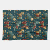 Kittens In Christmas Sweaters  Theedoek (Horizontaal)