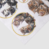 Kittens in de stijl van Helena Maguire Tissuepapier (Detail)