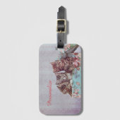 Kittens in  doos Personaliseren bagagereizen Bagagelabel (Voorkant (verticaal))