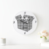 Kittens in een Box Thunder_Cove Grote Klok (Huis)