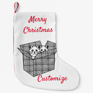 Kittens in een Box Thunder_Cove  Kleine Kerstsok