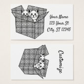 Kittens in een Box Thunder_Cove Visitekaartje (Voorkant /achterkant)