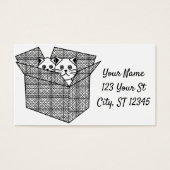 Kittens in een Box Thunder_Cove Visitekaartje (Voorkant)