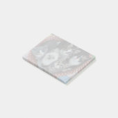 Kittens in een mandje post-it® notes (Schuin)
