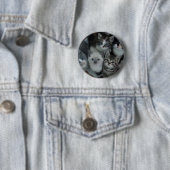 Kittens in een mandje ronde button 5,7 cm (In situ)