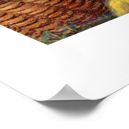 Kittens in een tuin poster (Hoek)