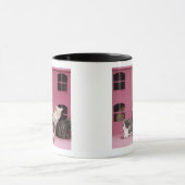 Kittens in het huis van de pop mok (Midden)