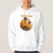 Kittens in Jack-o-Lantern Hoodie (Voorkant)