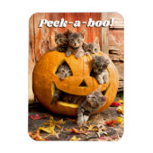 Kittens in Jack-o-Lantern Magneet (Verticaal)