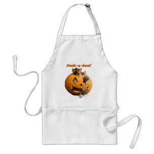 Kittens in Jack-o-Lantern Standaard Schort