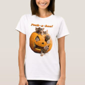 Kittens in Jack-o-Lantern T-shirt (Voorkant)