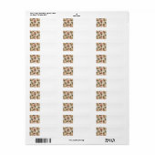  Kittens in Kousen Labels (Full Sheet)