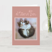 Kittens in Love Kaart (Voorkant)