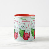 Kittens in Mittens Merry Kerstmis Mok (Midden)