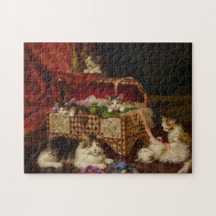 Kittens in Naaimand   Jules Leroy Legpuzzel