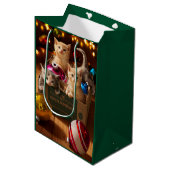 Kittens in Ornament Box Medium Cadeauzakje (Voorkant Gekanteld)