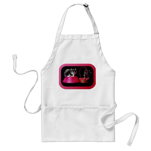 Kittens in Paasmanden Standaard Schort (Voorkant)