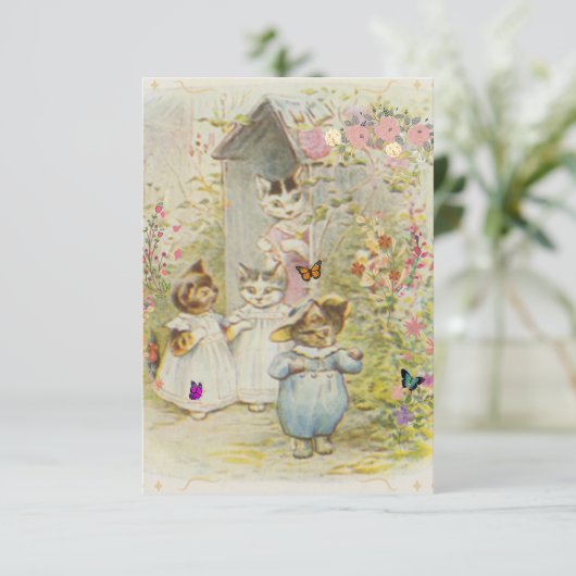 Kittens Kaart (Staand voorkant)