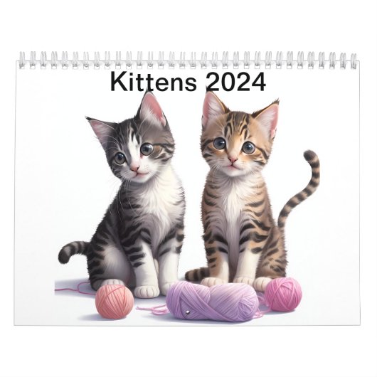 Kittens Kalender 2024 (Hoes)