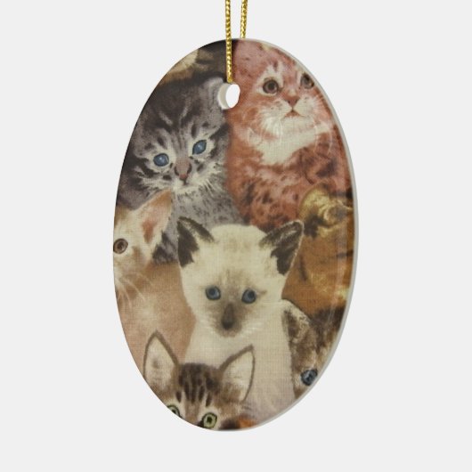 Kittens Keramisch Ornament (Links)