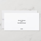  Kittens & Kerst Holly Berries Foto Feestdagenkaart (Achterkant)