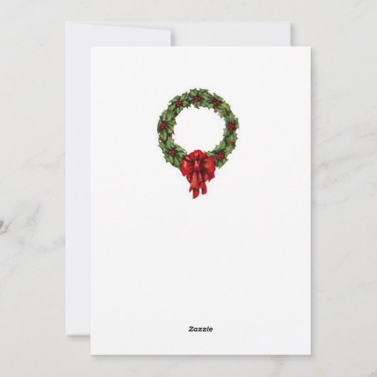 Kittens kerstkaart vintage (Achterkant)