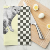 Kittens keukenhanddoek (Quarter Fold)