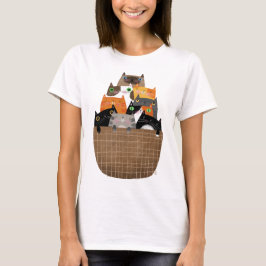 Kittens mandje t-shirt