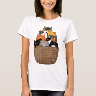 Kittens mandje t-shirt