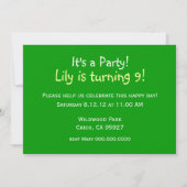 Kittens met Balloons Kaart (Achterkant)