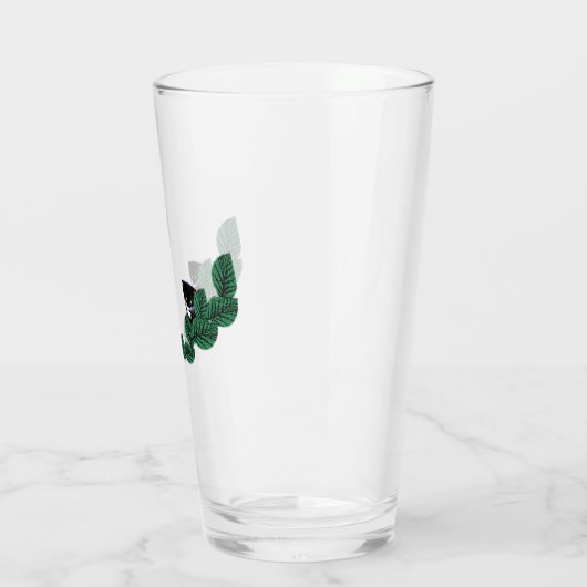 Kittens met bladeren glas (Links)