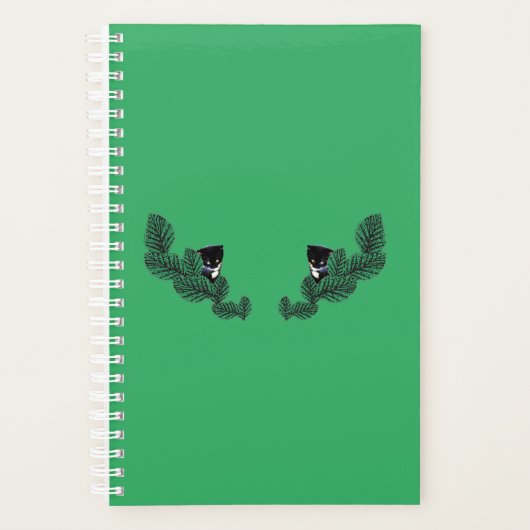 Kittens met bladeren planner (Voorkant)