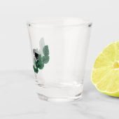 Kittens met bladeren shot glas (Rechts)