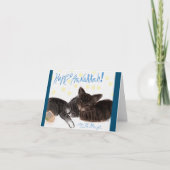 kittens met drager kaart (Voorkant)